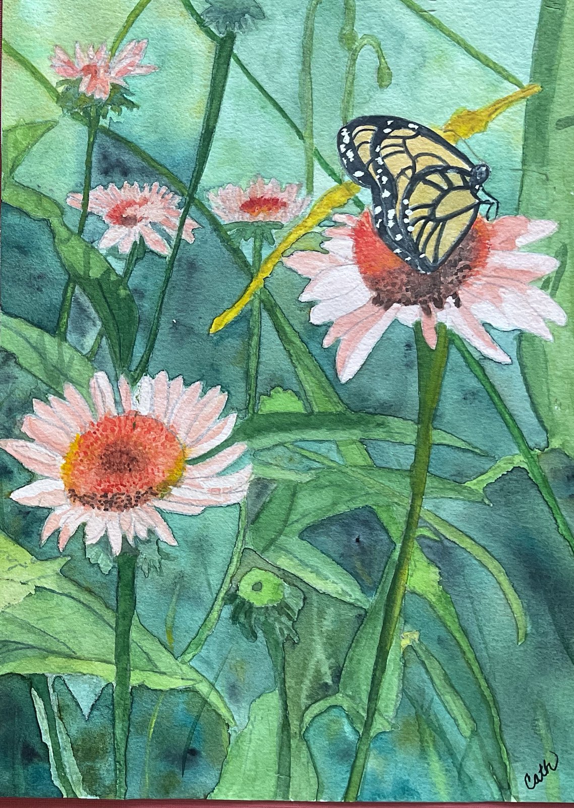 The Butterfly Garden — Watercolor