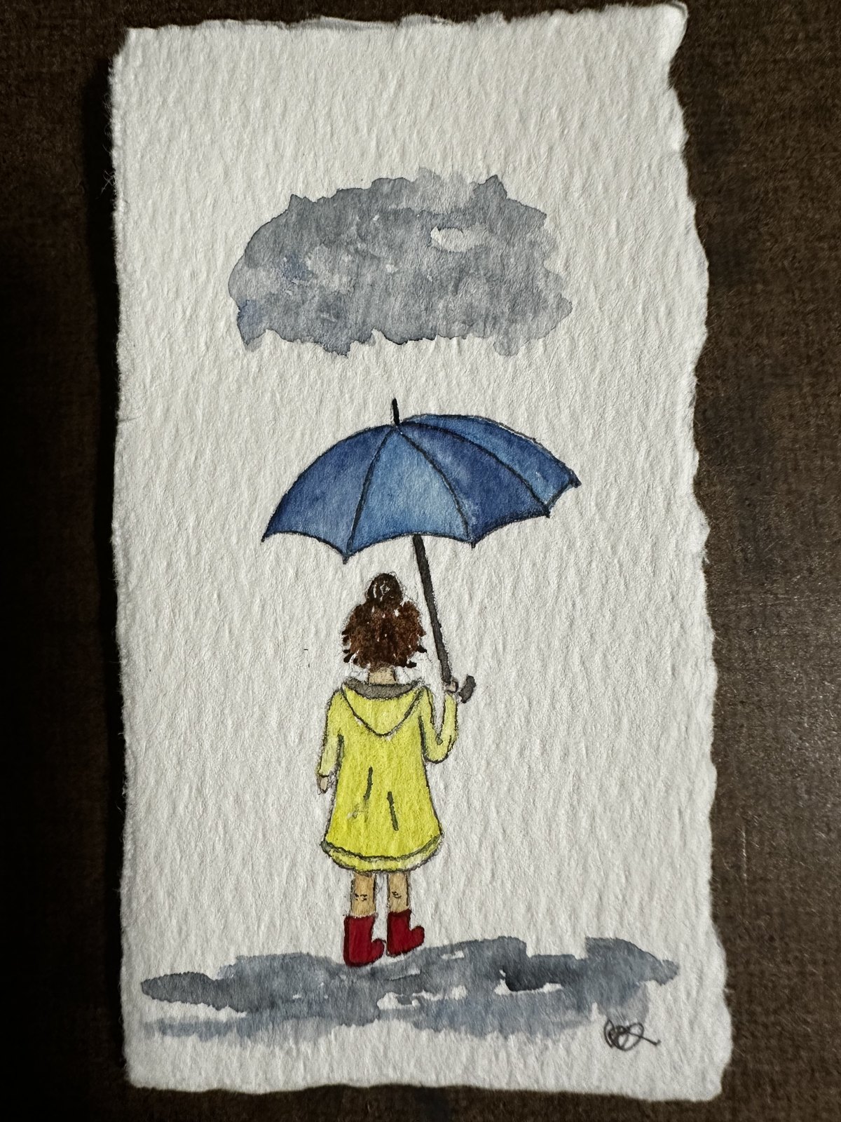 A Cloud — Watercolor on 300 gsm cotton paper