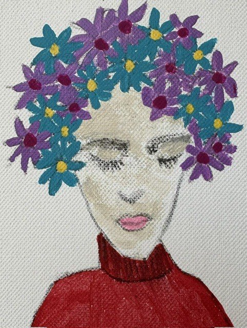 Crown of Convalescence — Acrylic on canvas