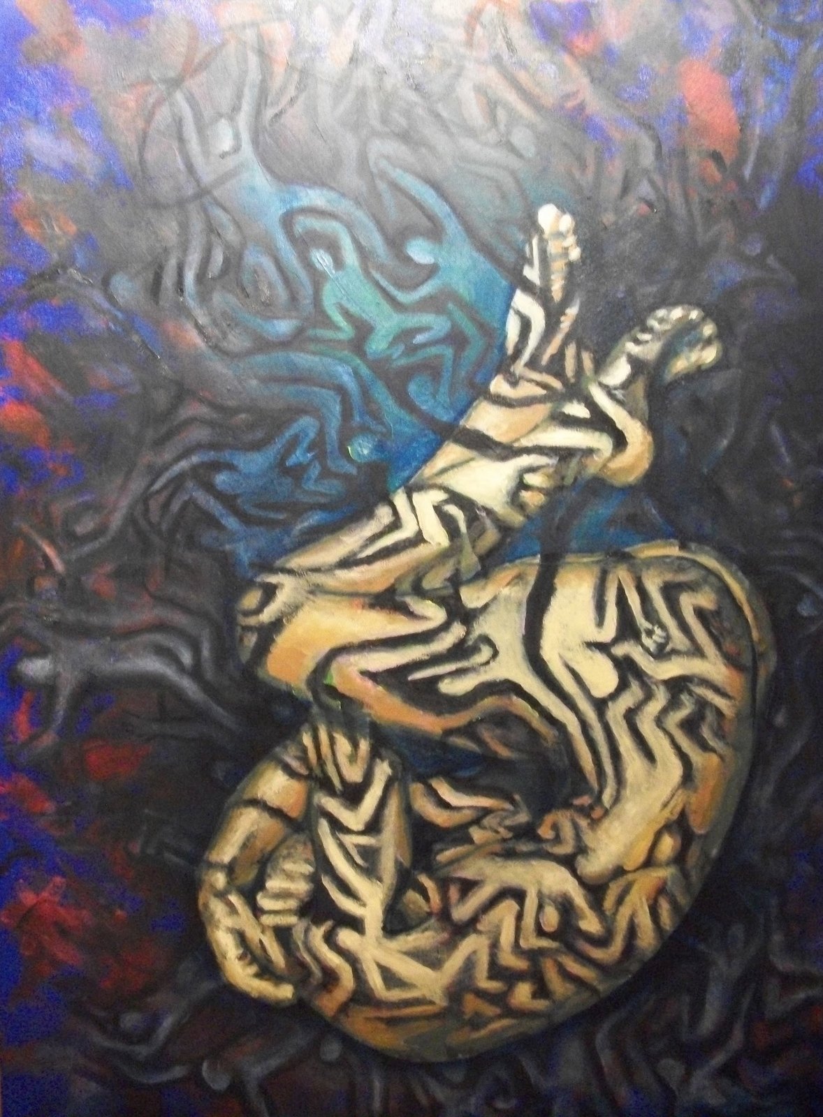 Writhe — Oil on canvas