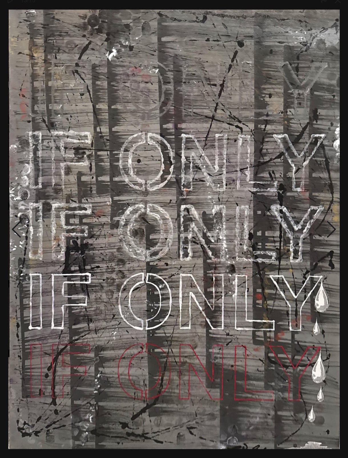 If Only — Acrylic on canvas